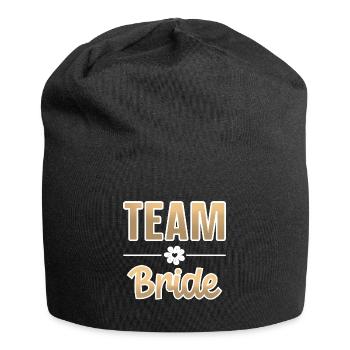 Équipe Bride Bachelorette - Bonnet en jersey - noir - Devant