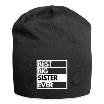 Beste große Schwester aller Zeiten beste große Schwester Shirt - Jersey-Beanie - Schwarz - Vorne