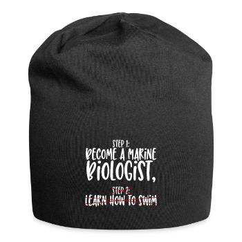Biologiste marin Étape 1 - Bonnet en jersey - noir - Devant