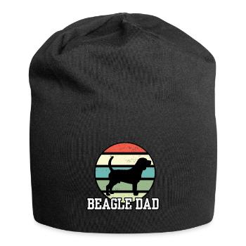 Beagle Dad I Retro Beagle Dad - Bonnet en jersey - noir - Devant