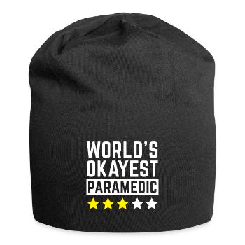 Welt Okayest Sanitäter - Jersey-Beanie - Schwarz - Vorne