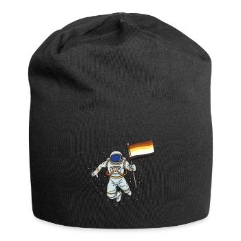 Astronaut Gay Bear Pride - Jersey-Beanie - Schwarz - Vorne