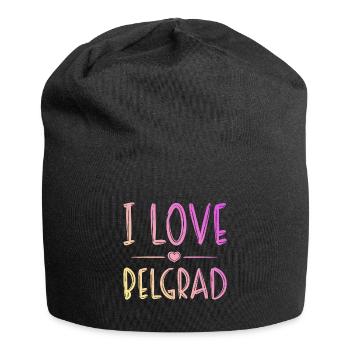 J’aime Belgrade - Bonnet en jersey - noir - Devant
