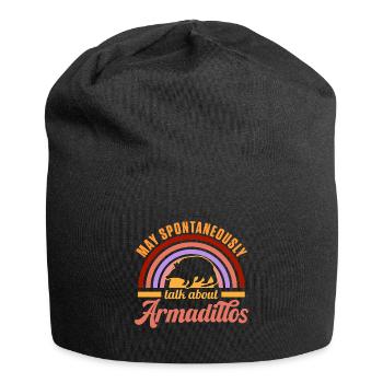 Cadeau de tatou Dicton drôle - Bonnet en jersey - noir - Devant