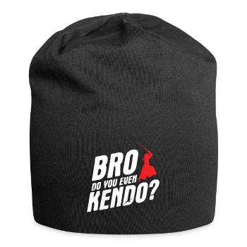 Japanischer Schwertkampf Kendo - Jersey-Beanie - Schwarz - Vorne