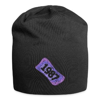 Réunion de classe 1987 - Bonnet en jersey - noir - Devant