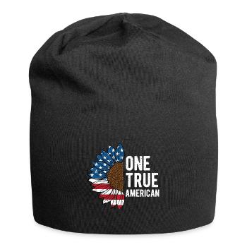 One True American Patriotic Independence - Jersey Beanie - black - Front