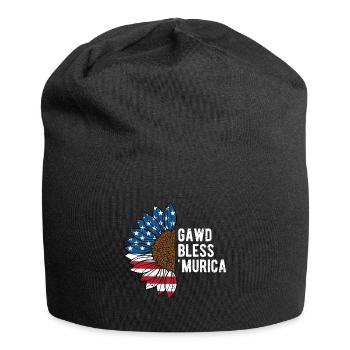 Gawd Bless Murica 4th of July Memes Fourth of - Jersey Beanie - black - Front