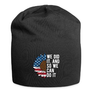 We Did It Patriotic American Patriotism USA - Jersey Beanie - black - Front