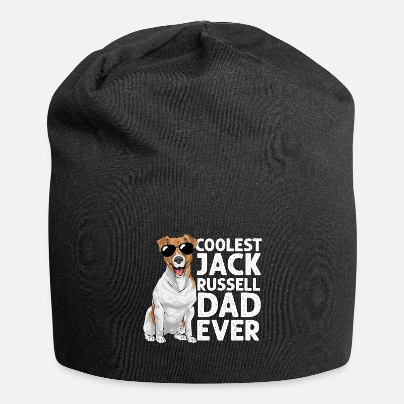 Jack Russell Terrier - Bonnet en jersey - noir