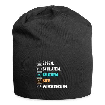Schullehrerin Lehrerin - Jersey-Beanie - Schwarz - Vorne