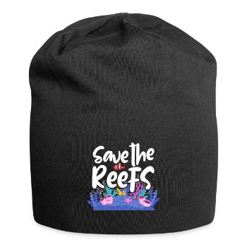 Save The Reefs Marine Protection Scuba Diving - Jersey Beanie - black - Front