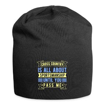 Cadeau de course XC amusant Édition XC Runner - Bonnet en jersey - noir - Devant