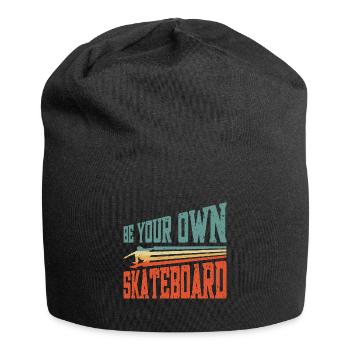 Skateboarding Skateboard Design For Skateboarder - Jersey-Beanie - Schwarz - Vorne