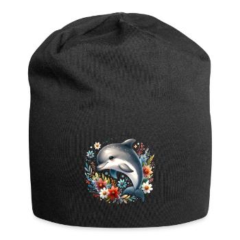 Delfin - Jersey-Beanie - Schwarz - Vorne