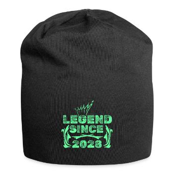 2028 - Jersey-Beanie - Schwarz - Vorne