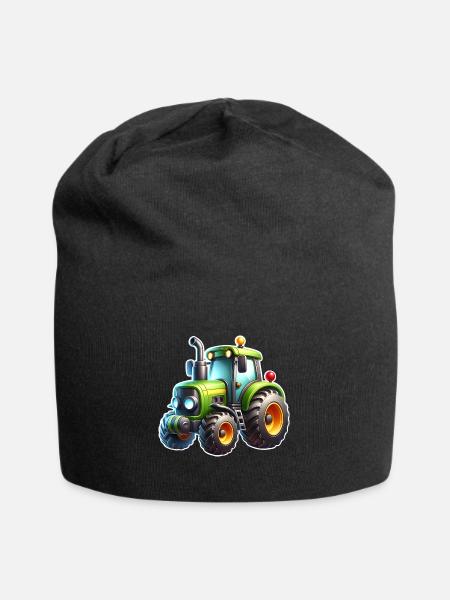 Traktor - Jersey-Beanie - Schwarz