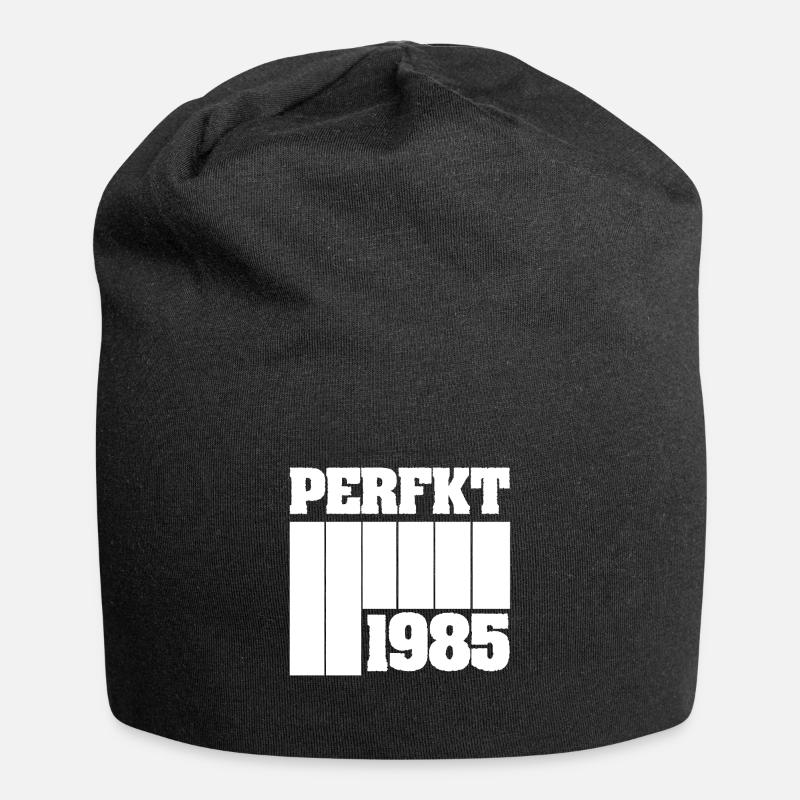 1985 - Jersey-Beanie - Schwarz