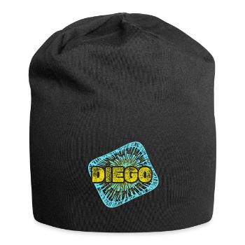 Diego als Freizeit - Jersey-Beanie - Schwarz - Vorne