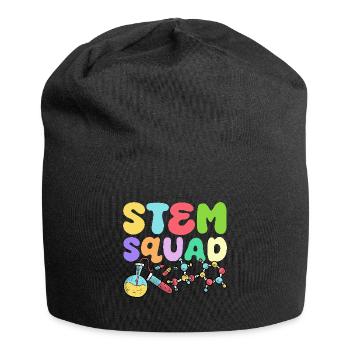 Stem Squad Special Education Sped Teacher - Jersey Beanie - black - Front