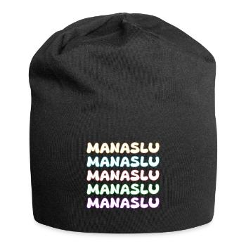 Ascension du Manaslu - Bonnet en jersey - noir - Devant