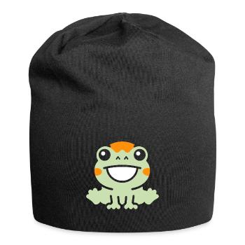 caméléon - Bonnet en jersey - noir - Devant