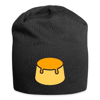 Obsttorte - Jersey-Beanie - Schwarz - Vorne