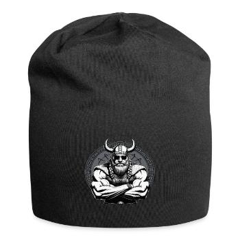 Mythologie nordique Viking Guerrier Valhalla - Bonnet en jersey - noir - Devant