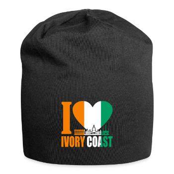 Ivory Coast - Jersey Beanie - black - Front