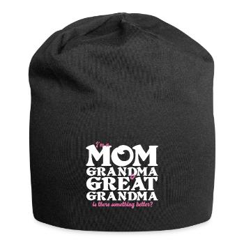 Uroma Urgroßmutter Urenkel - Jersey-Beanie - Schwarz - Vorne