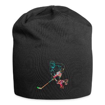 Eishockey - Jersey-Beanie - Schwarz - Vorne