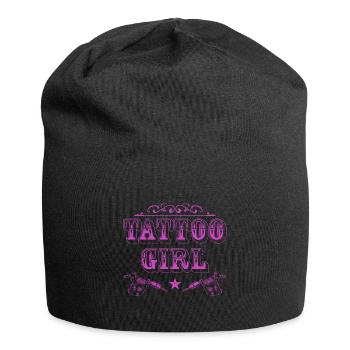 Tattoo Liebhbaber Inked Tattoo Artist Gift - Jersey Beanie - black - Front