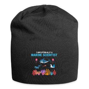 Official Marine Scientist Marine Biologist - Jersey Beanie - black - Front