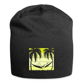 Hamac Chilling Palmiers - Bonnet en jersey - noir - Devant