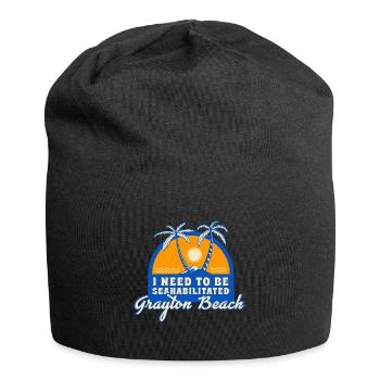 I Need To Be Seahabilitated Grayton Beach Summer - Jersey-Beanie - Schwarz - Vorne