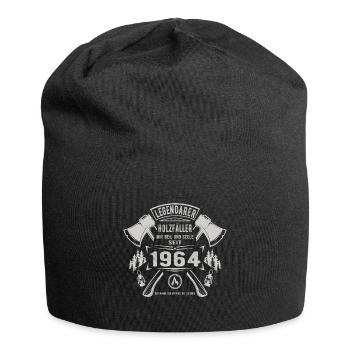Legendärer Holzfäller Geboren 1964 Geschenk - Jersey-Beanie - Schwarz - Vorne