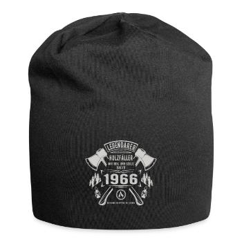 Legendärer Holzfäller Geboren 1966 Geschenk - Jersey-Beanie - Schwarz - Vorne