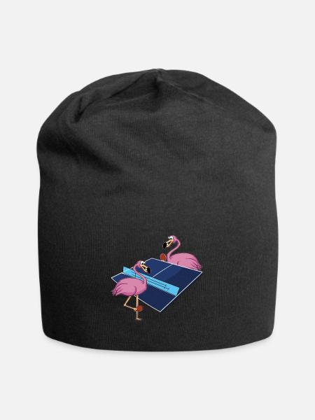 Tischtennis Outfit Damen Katze - Jersey-Beanie - Schwarz