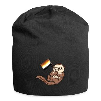Seeotter Gay Bear Pride - Jersey-Beanie - Schwarz - Vorne