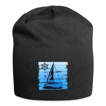Sailing Ship Design Boat Boat Seafaring Maritime - Jersey Beanie - black - Front