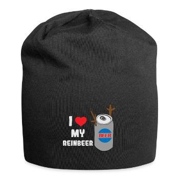 I love my pure berry! Beer drinkers - Jersey Beanie - black - Front