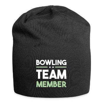 Équipe de bowling - Bonnet en jersey - noir - Devant