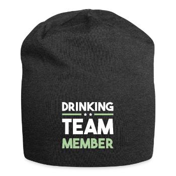 Drinking Team - Jersey Beanie - charcoal grey - Front
