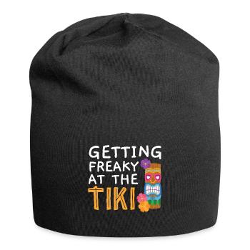 Devenez fou au Tiki Luau Party Tiki Bar - Bonnet en jersey - noir - Devant