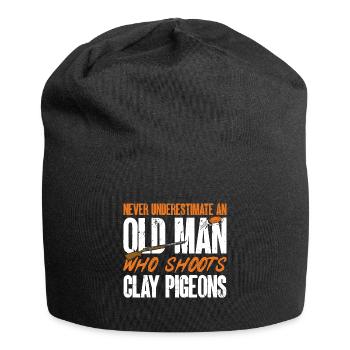 Shooting Skeet Clay Pigeon Shooting - Jersey Beanie - black - Front