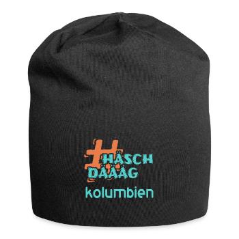 kolumbien - Jersey-Beanie - Schwarz - Vorne