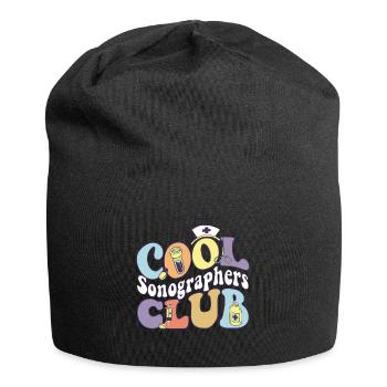 Cool Sonographers Club Rad Tech Squad Radiologist - Jersey-Beanie - Schwarz - Vorne