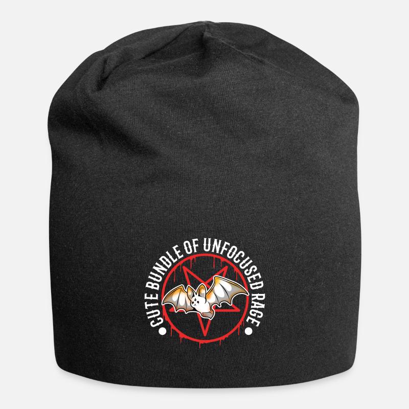 Cute Bundle Of Unfocused Rage - Jersey-Beanie - Schwarz