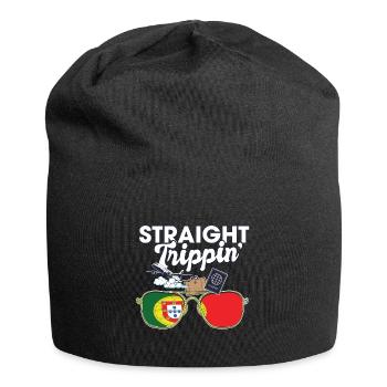 Straight Trippin' Portugal Voyage de vacances - Bonnet en jersey - noir - Devant