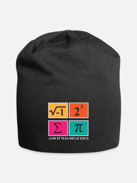 Pi Day I Ate Some Pie and It Was Delicious Math - Jersey-Beanie - Schwarz